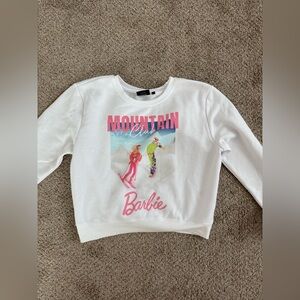 Barbie woman White Mountain Ski Sweatshirt